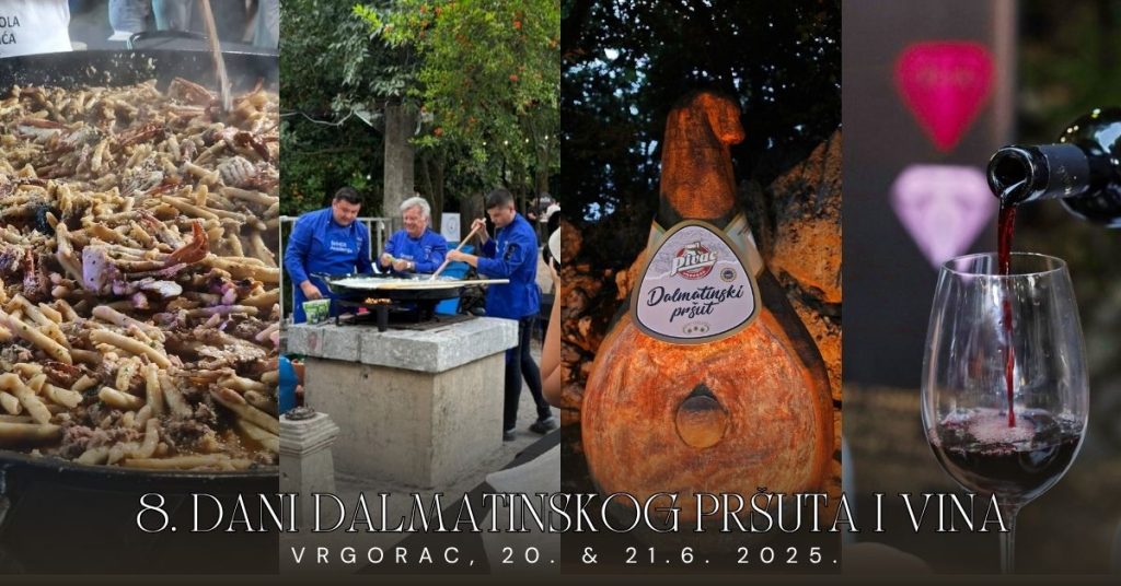 Vrgorac domaćin 8. Dana Dalmatinskog pršuta i vina – eno-gastro spektakla u srcu Dalmacije koji je uveličala i ekipa ŠKM